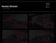 Tablet Screenshot of nicolasrichelet.com